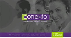 Desktop Screenshot of conexio.fr