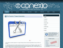 Tablet Screenshot of conexio.com